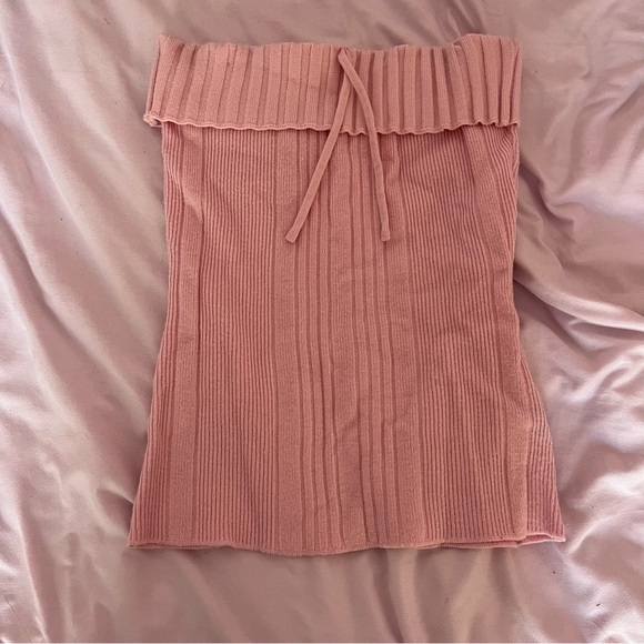 Pink Ribbed Top - Picture 1 of 3